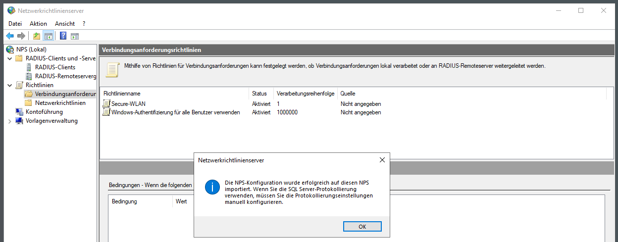Serie „Migration auf Windows Server 2019“ – Migration des NPS (WS-RA1 &#038; WS-RA2)