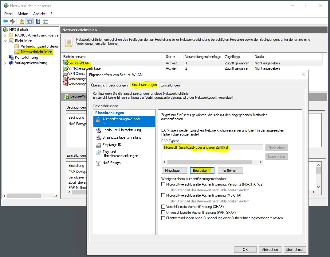 Serie „Migration auf Windows Server 2019“ – Migration des NPS (WS-RA1 &#038; WS-RA2)