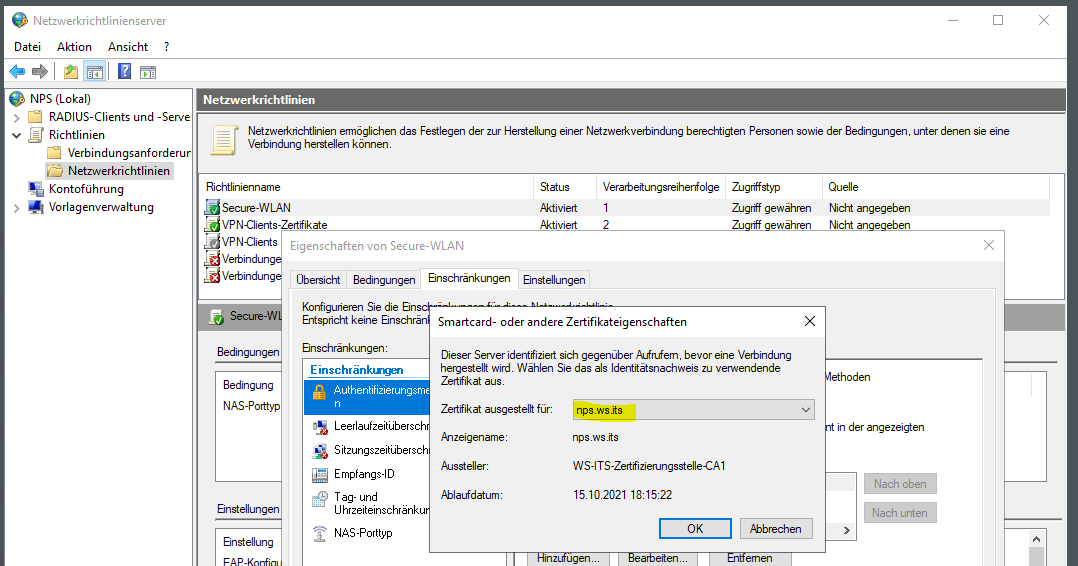 Serie „Migration auf Windows Server 2019“ – Migration des NPS (WS-RA1 &#038; WS-RA2)