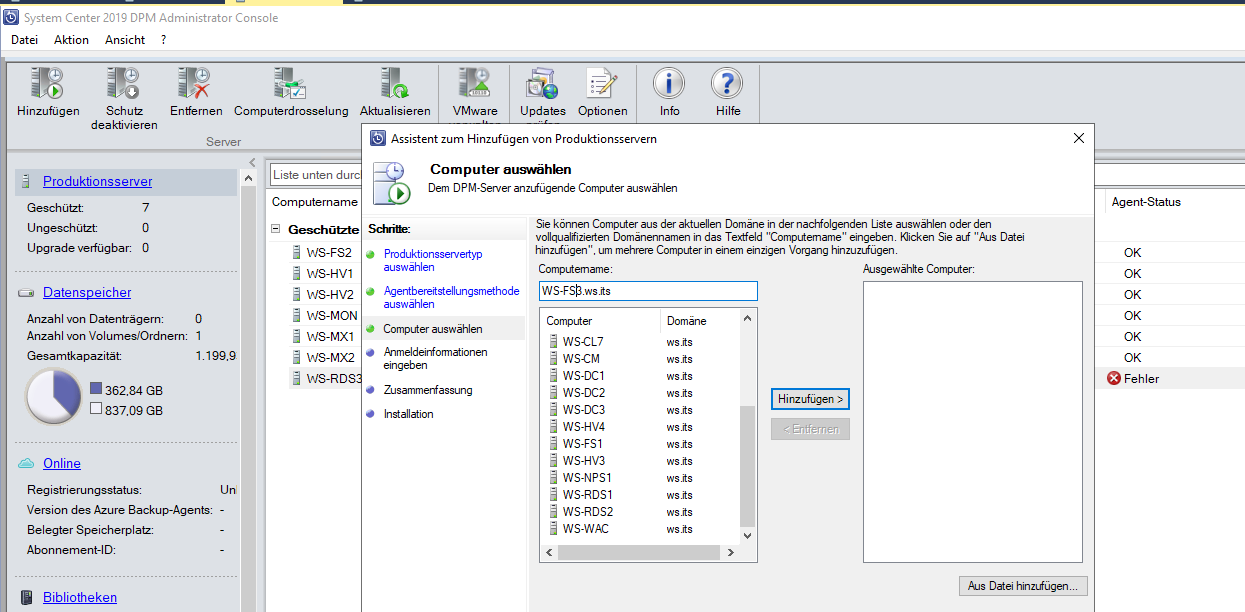 Serie „Migration auf Windows Server 2019“ – Erneuerung vom WS-RDS3 (1/2): Verschiebung der Dateidienste auf WS-FS3