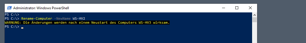 Serie „Migration auf Windows Server 2019“ – Umbenennen der Hyper-V-Server