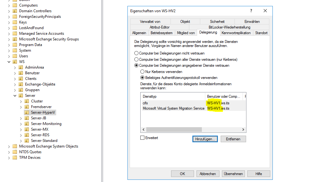 Serie „Migration auf Windows Server 2019“ – Umbenennen der Hyper-V-Server