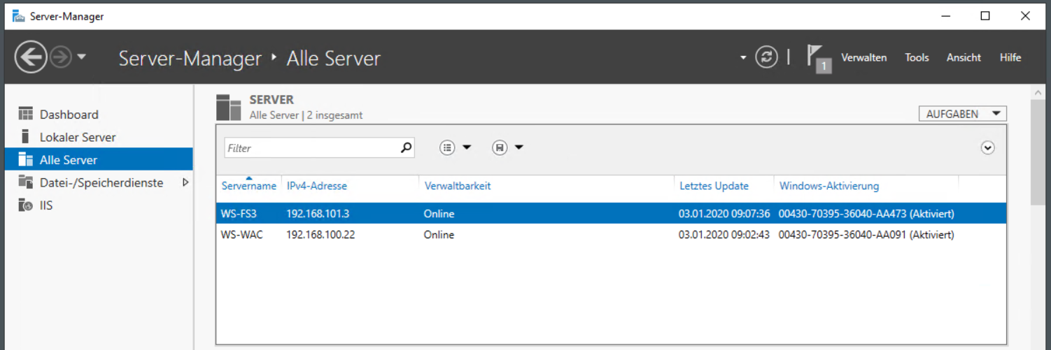 Serie „Migration auf Windows Server 2019“ – Erneuerung vom WS-RDS3 (1/2): Verschiebung der Dateidienste auf WS-FS3