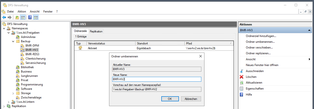 Serie „Migration auf Windows Server 2019“ – Umbenennen der Hyper-V-Server