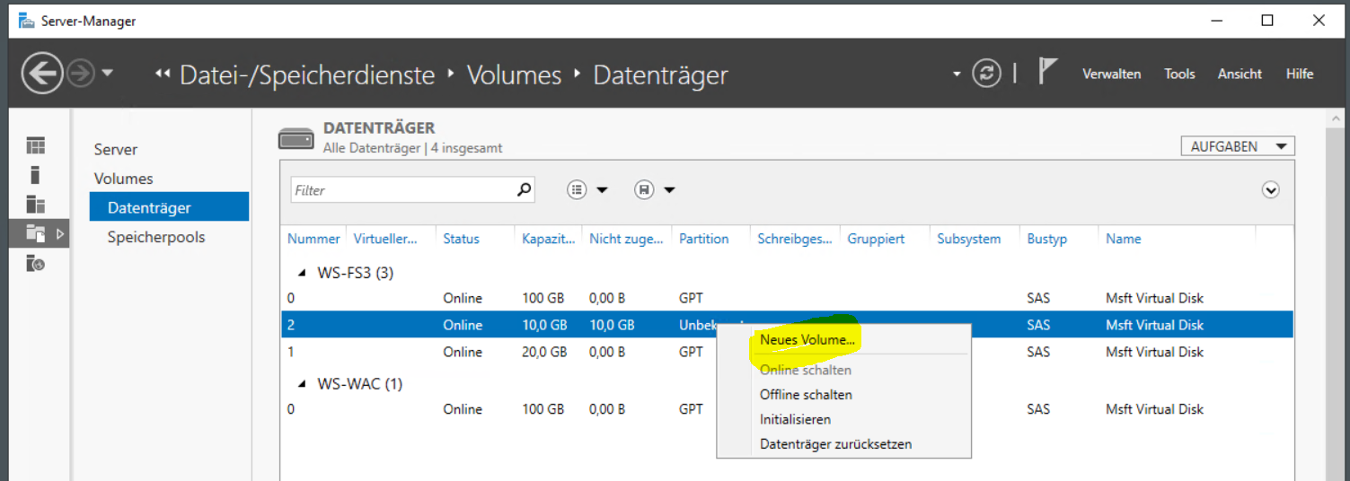 Serie „Migration auf Windows Server 2019“ – Erneuerung vom WS-RDS3 (1/2): Verschiebung der Dateidienste auf WS-FS3