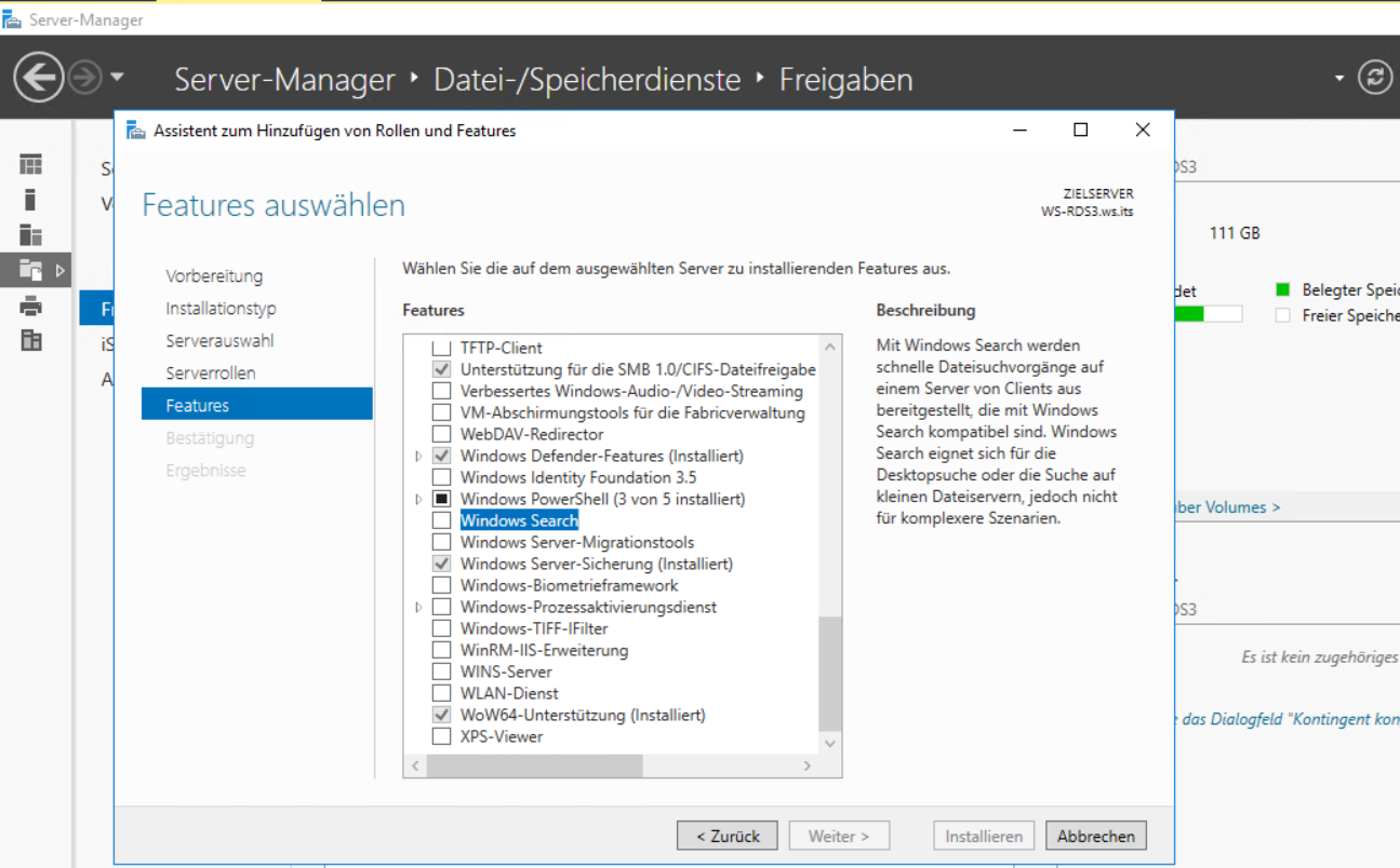 Serie „Migration auf Windows Server 2019“ – Erneuerung vom WS-RDS3 (1/2): Verschiebung der Dateidienste auf WS-FS3