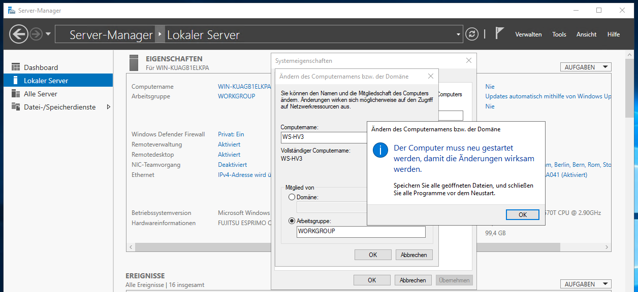 Serie „Migration auf Windows Server 2019“ – Erneuerung vom WS-RDS3 (2/2): Neuinstallation als WS-HV3