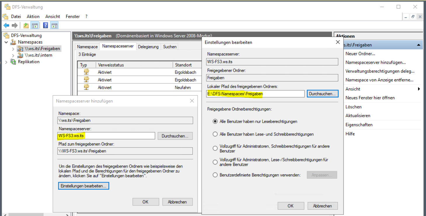 Serie „Migration auf Windows Server 2019“ – Erneuerung vom WS-RDS3 (1/2): Verschiebung der Dateidienste auf WS-FS3