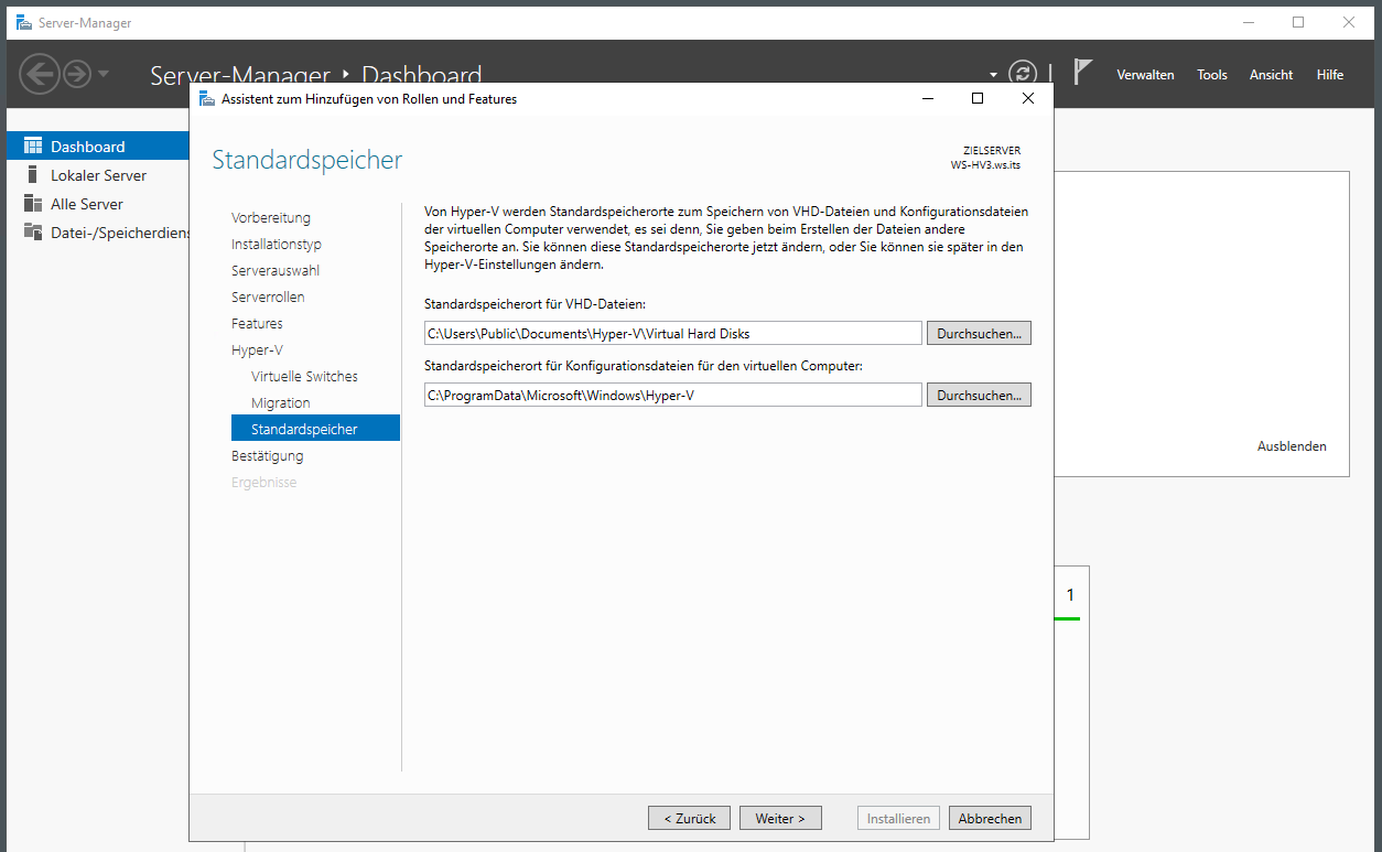 Serie „Migration auf Windows Server 2019“ – Erneuerung vom WS-RDS3 (2/2): Neuinstallation als WS-HV3