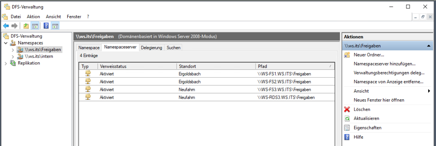 Serie „Migration auf Windows Server 2019“ – Erneuerung vom WS-RDS3 (1/2): Verschiebung der Dateidienste auf WS-FS3