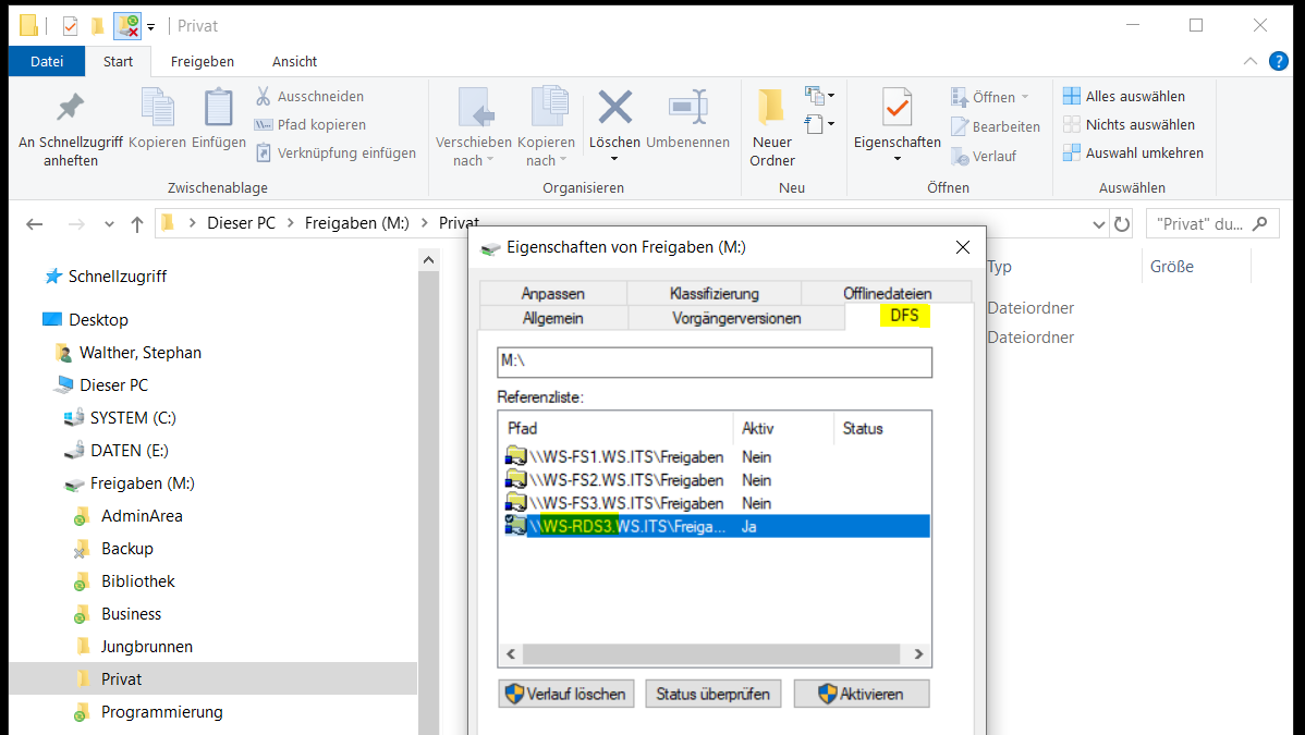 Serie „Migration auf Windows Server 2019“ – Erneuerung vom WS-RDS3 (1/2): Verschiebung der Dateidienste auf WS-FS3