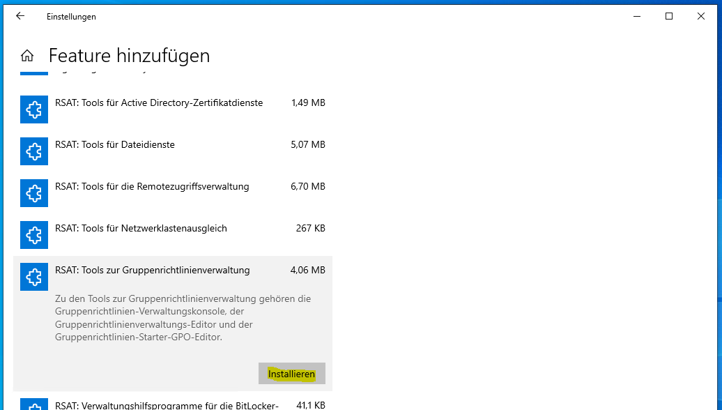 moderne GPO Versionierung am Beispiel von Windows 10 v1909