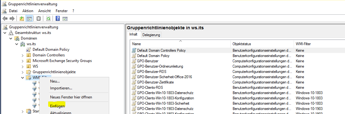 moderne GPO Versionierung am Beispiel von Windows 10 v1909