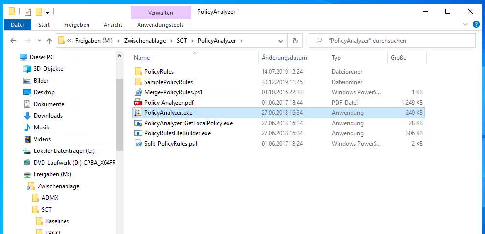 moderne GPO Versionierung am Beispiel von Windows 10 v1909