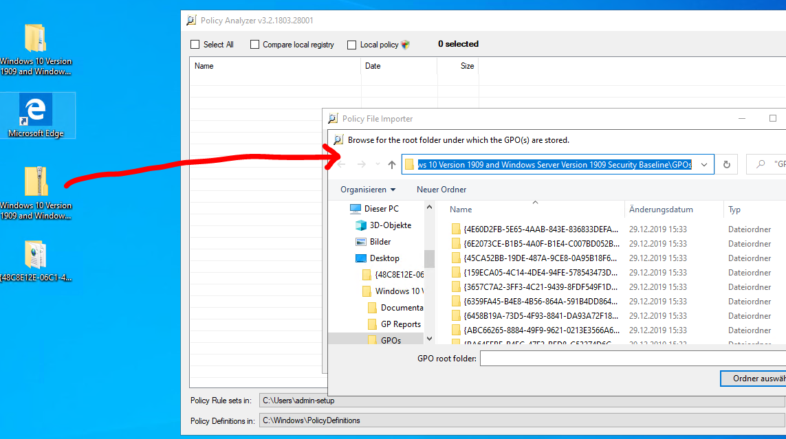 moderne GPO Versionierung am Beispiel von Windows 10 v1909