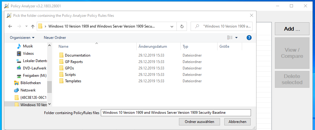 moderne GPO Versionierung am Beispiel von Windows 10 v1909