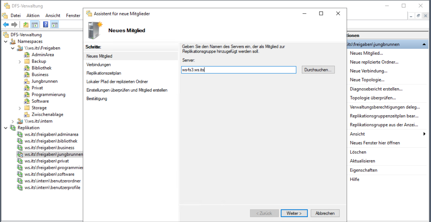 Serie „Migration auf Windows Server 2019“ – Erneuerung vom WS-RDS3 (1/2): Verschiebung der Dateidienste auf WS-FS3