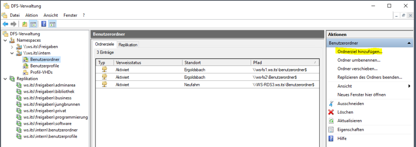 Serie „Migration auf Windows Server 2019“ – Erneuerung vom WS-RDS3 (1/2): Verschiebung der Dateidienste auf WS-FS3