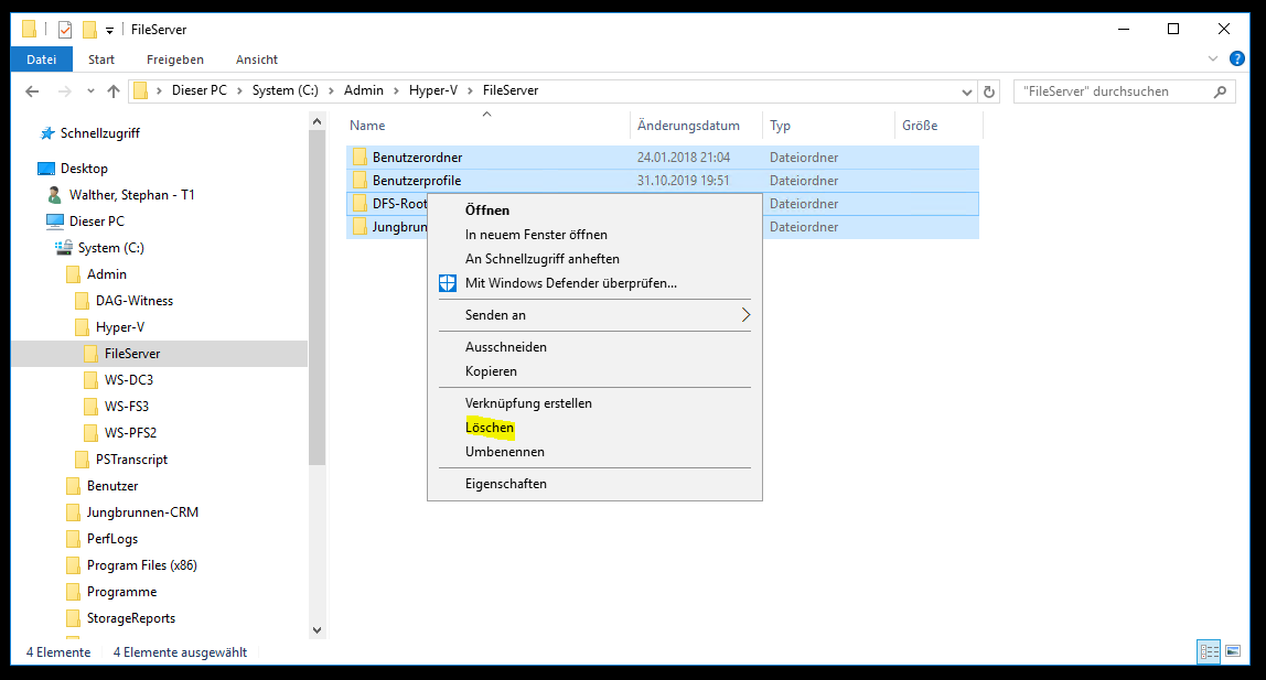 Serie „Migration auf Windows Server 2019“ – Erneuerung vom WS-RDS3 (1/2): Verschiebung der Dateidienste auf WS-FS3