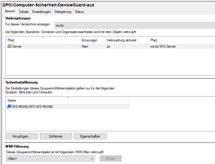 TroubleShooting: Device Guard &#038; PRTG