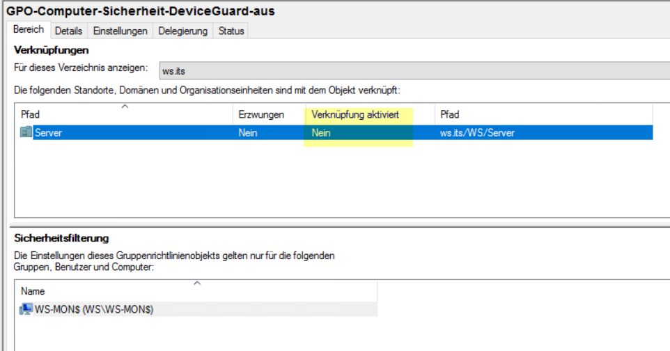 TroubleShooting: Device Guard &#038; PRTG