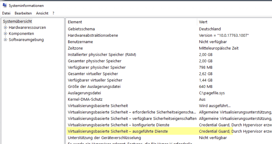 TroubleShooting: Device Guard &#038; PRTG