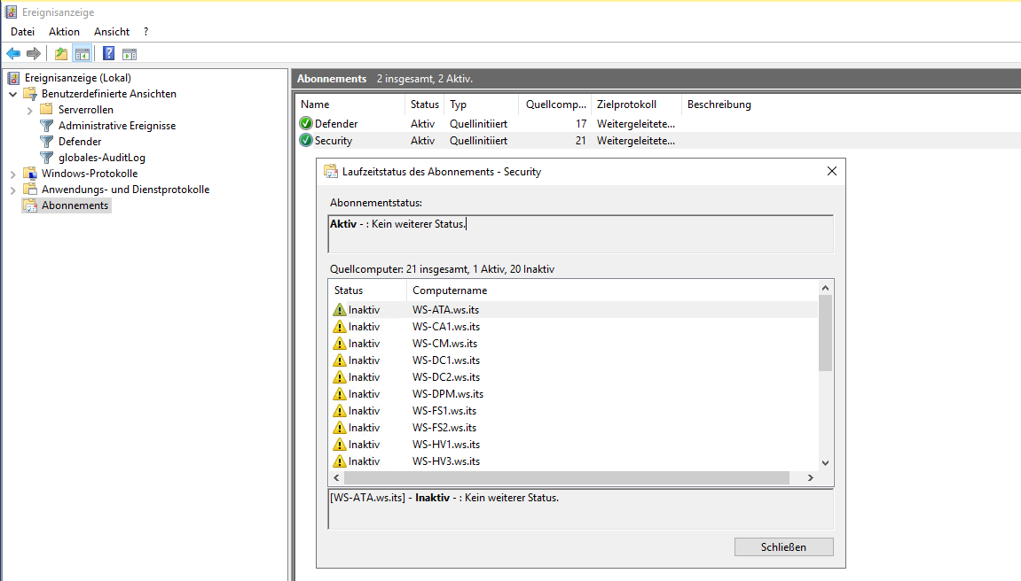 TroubleShooting: Device Guard &#038; PRTG