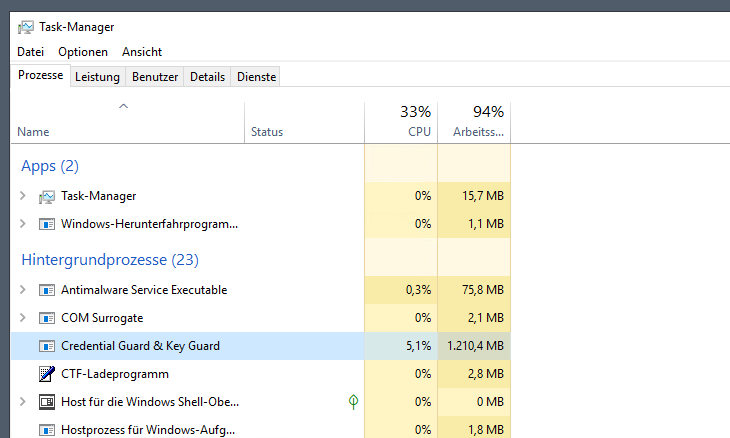 TroubleShooting: Device Guard &#038; PRTG