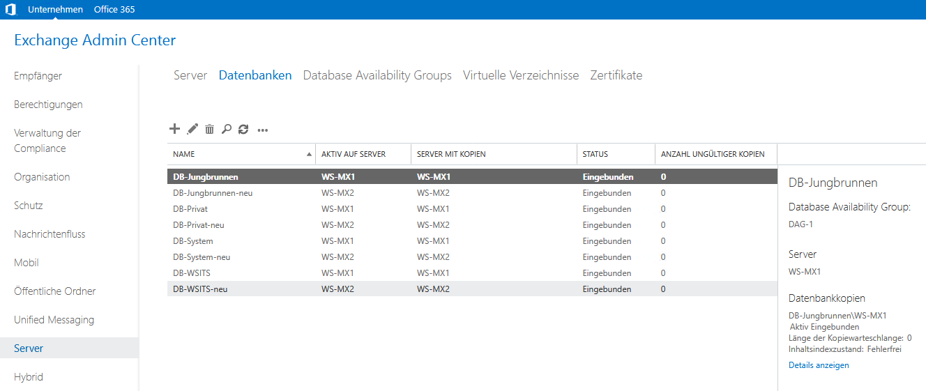 Serie „Migration auf Windows Server 2019“ – Migration eines Exchange Servers 2016 auf 2019 &#8211; Teil 1/2