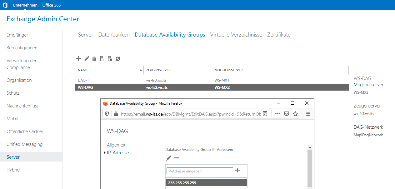 Serie „Migration auf Windows Server 2019“ – Migration eines Exchange Servers 2016 auf 2019 &#8211; Teil 1/2