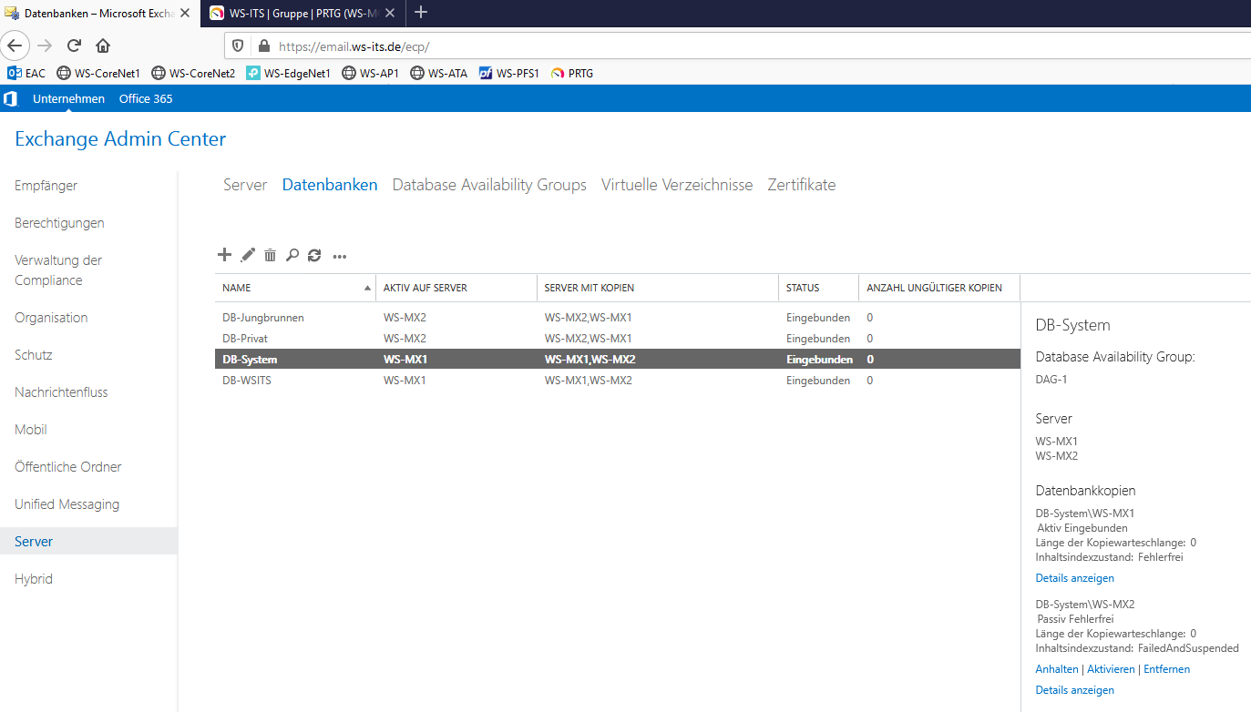 Serie „Migration auf Windows Server 2019“ – Migration eines Exchange Servers 2016 auf 2019 &#8211; Teil 1/2