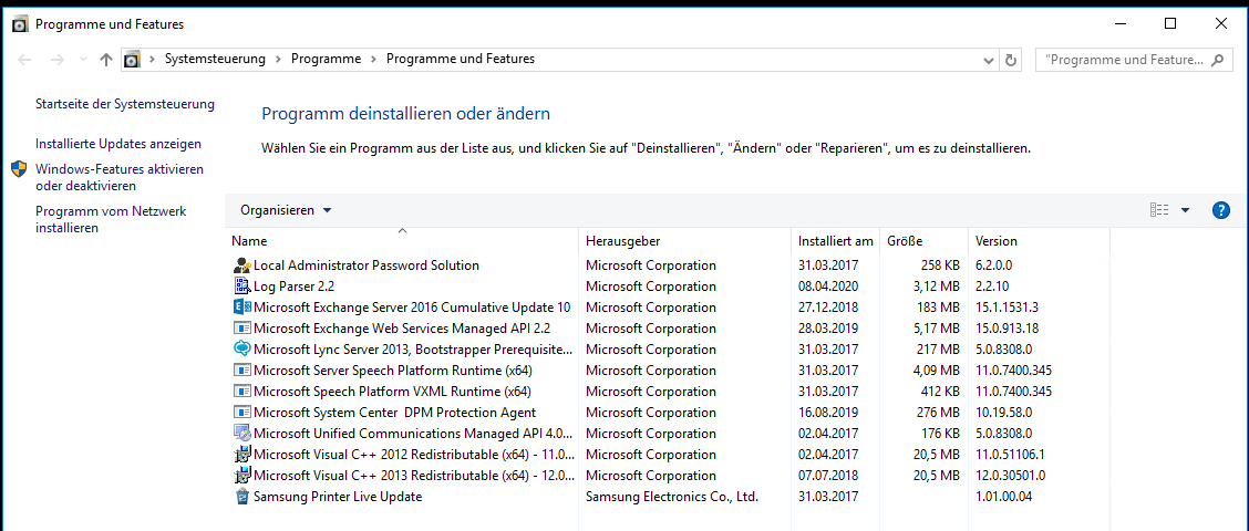 Serie „Migration auf Windows Server 2019“ – Migration eines Exchange Servers 2016 auf 2019 &#8211; Teil 2/2