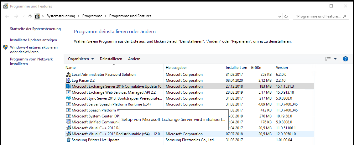 Serie „Migration auf Windows Server 2019“ – Migration eines Exchange Servers 2016 auf 2019 &#8211; Teil 2/2