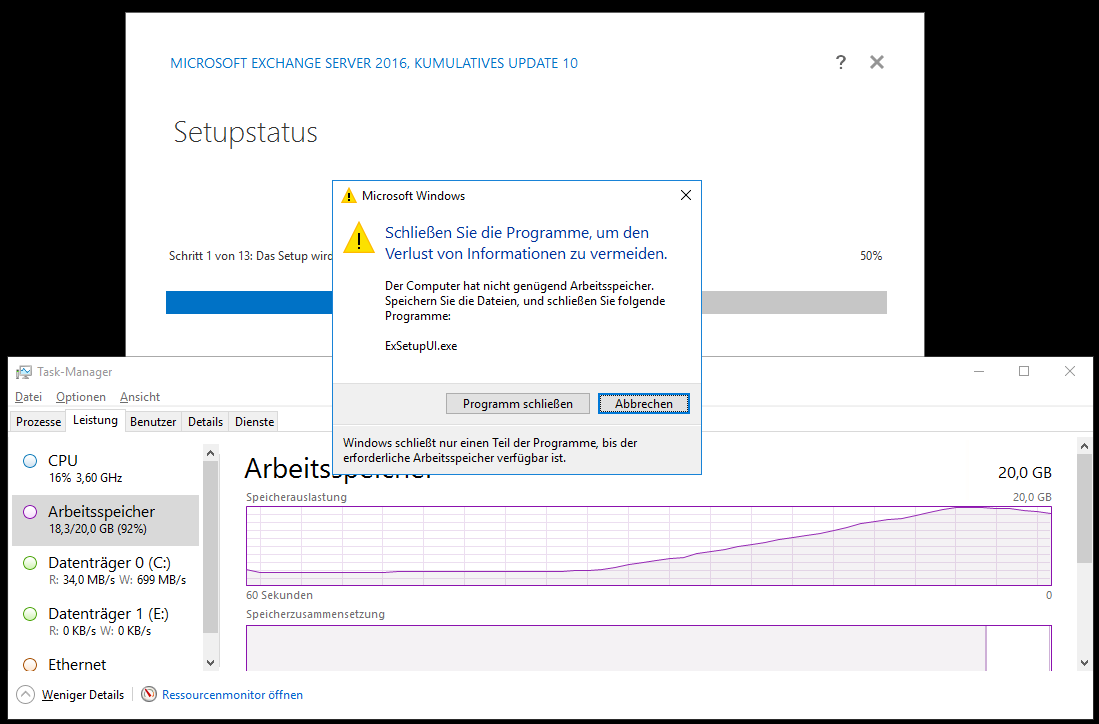 Serie „Migration auf Windows Server 2019“ – Migration eines Exchange Servers 2016 auf 2019 &#8211; Teil 2/2