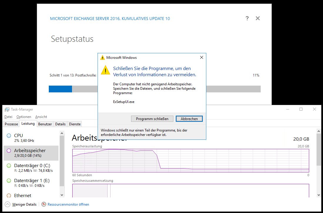 Serie „Migration auf Windows Server 2019“ – Migration eines Exchange Servers 2016 auf 2019 &#8211; Teil 2/2