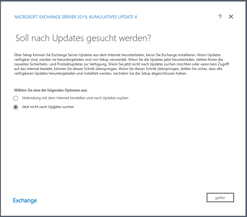 Serie „Migration auf Windows Server 2019“ – Migration eines Exchange Servers 2016 auf 2019 &#8211; Teil 2/2