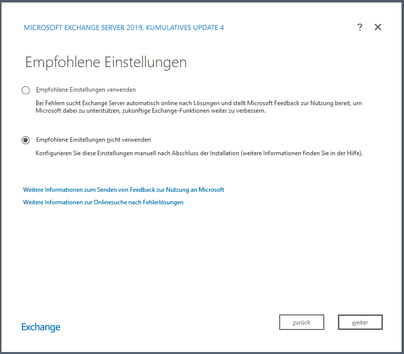 Serie „Migration auf Windows Server 2019“ – Migration eines Exchange Servers 2016 auf 2019 &#8211; Teil 2/2