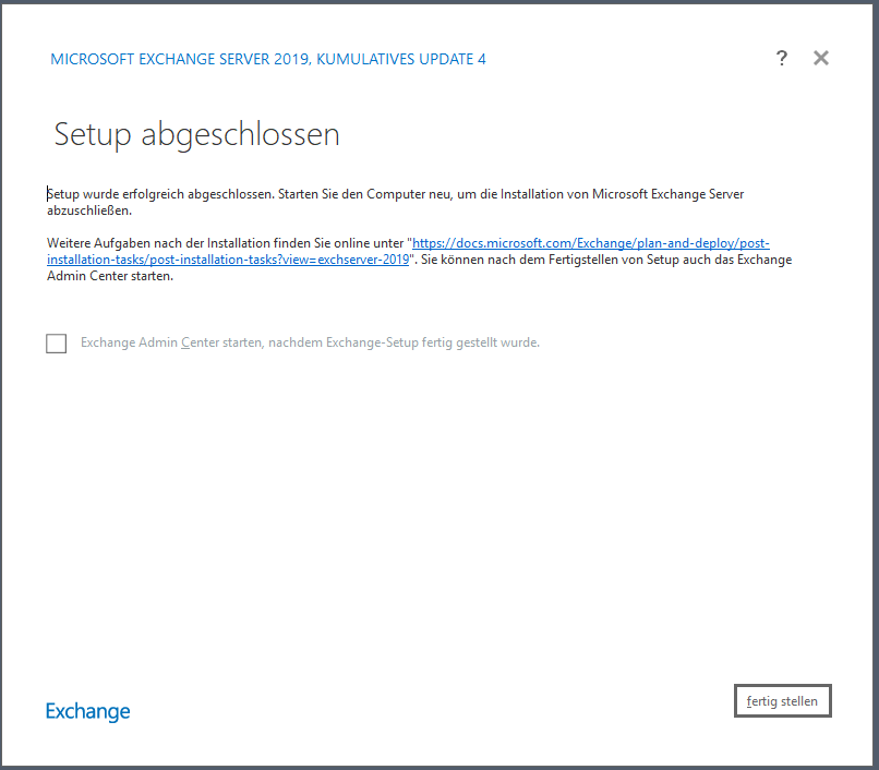 Serie „Migration auf Windows Server 2019“ – Migration eines Exchange Servers 2016 auf 2019 &#8211; Teil 2/2