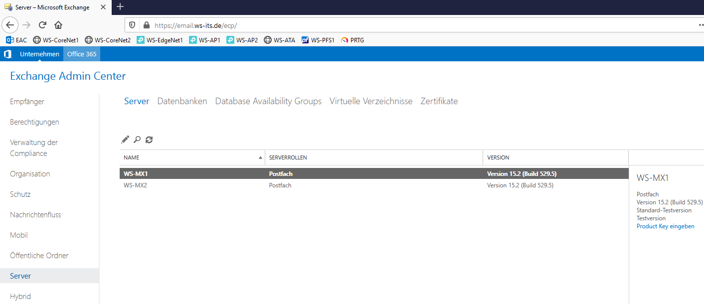 Serie „Migration auf Windows Server 2019“ – Migration eines Exchange Servers 2016 auf 2019 &#8211; Teil 2/2