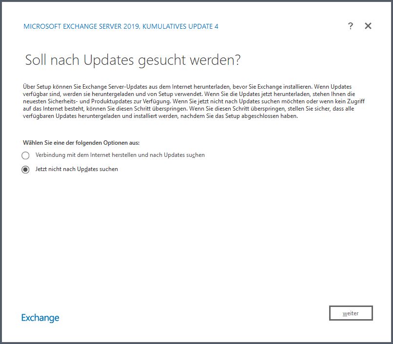 Serie „Migration auf Windows Server 2019“ – Migration eines Exchange Servers 2016 auf 2019 &#8211; Teil 1/2