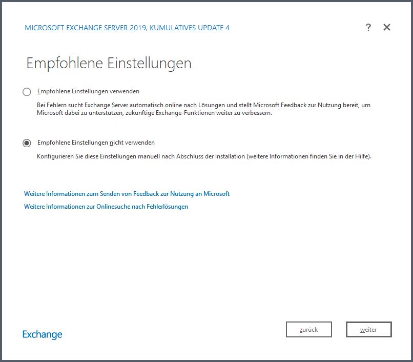 Serie „Migration auf Windows Server 2019“ – Migration eines Exchange Servers 2016 auf 2019 &#8211; Teil 1/2