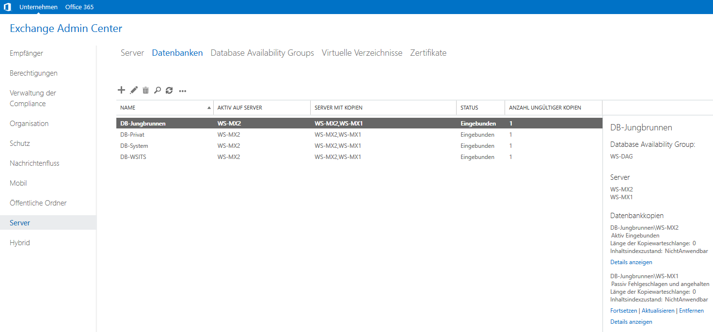 Serie „Migration auf Windows Server 2019“ – Migration eines Exchange Servers 2016 auf 2019 &#8211; Teil 2/2