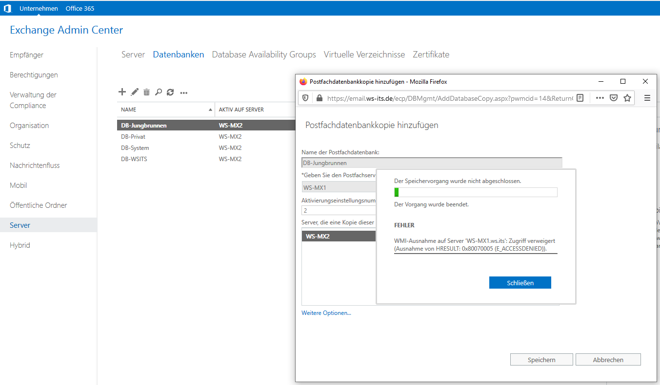 Serie „Migration auf Windows Server 2019“ – Migration eines Exchange Servers 2016 auf 2019 &#8211; Teil 2/2