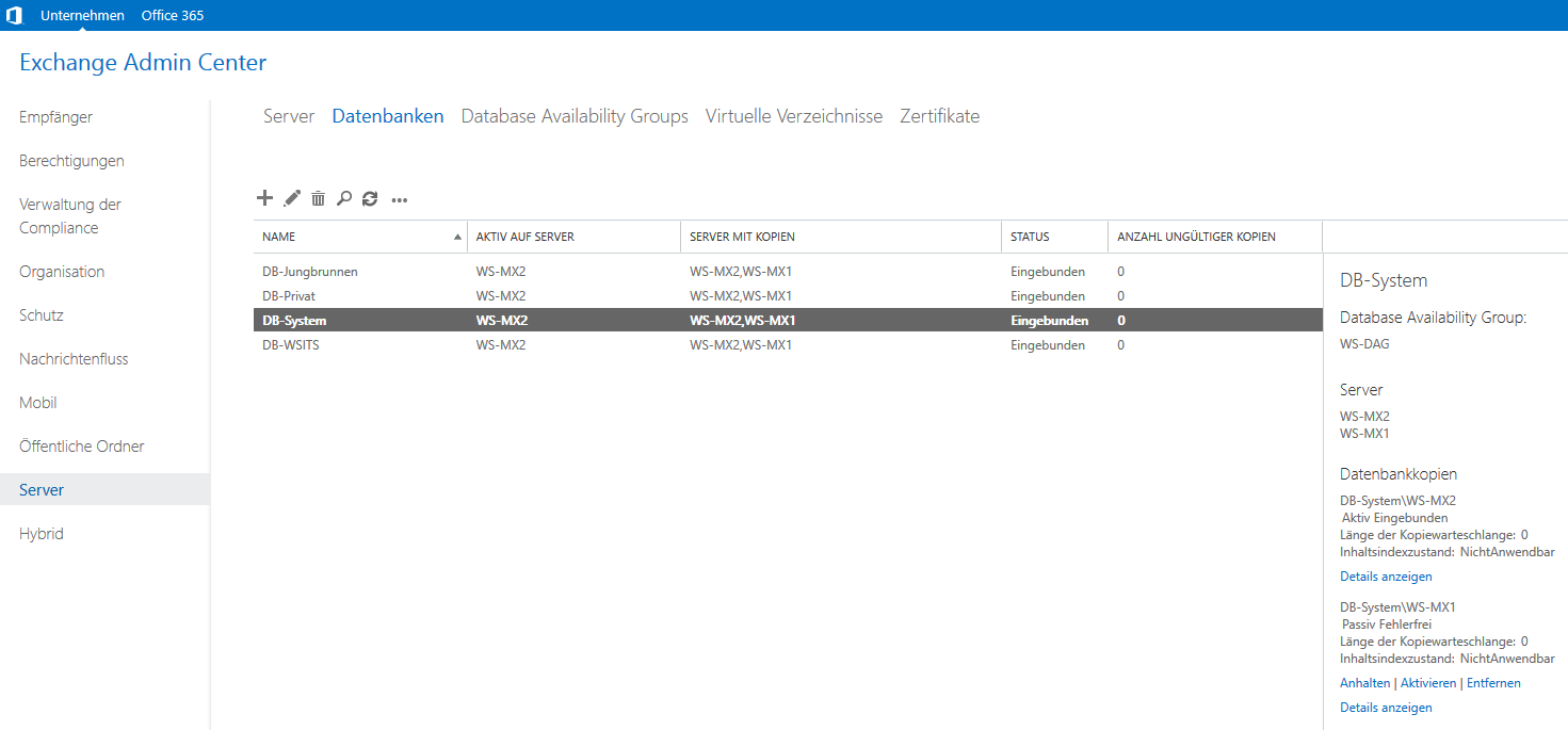 Serie „Migration auf Windows Server 2019“ – Migration eines Exchange Servers 2016 auf 2019 &#8211; Teil 2/2