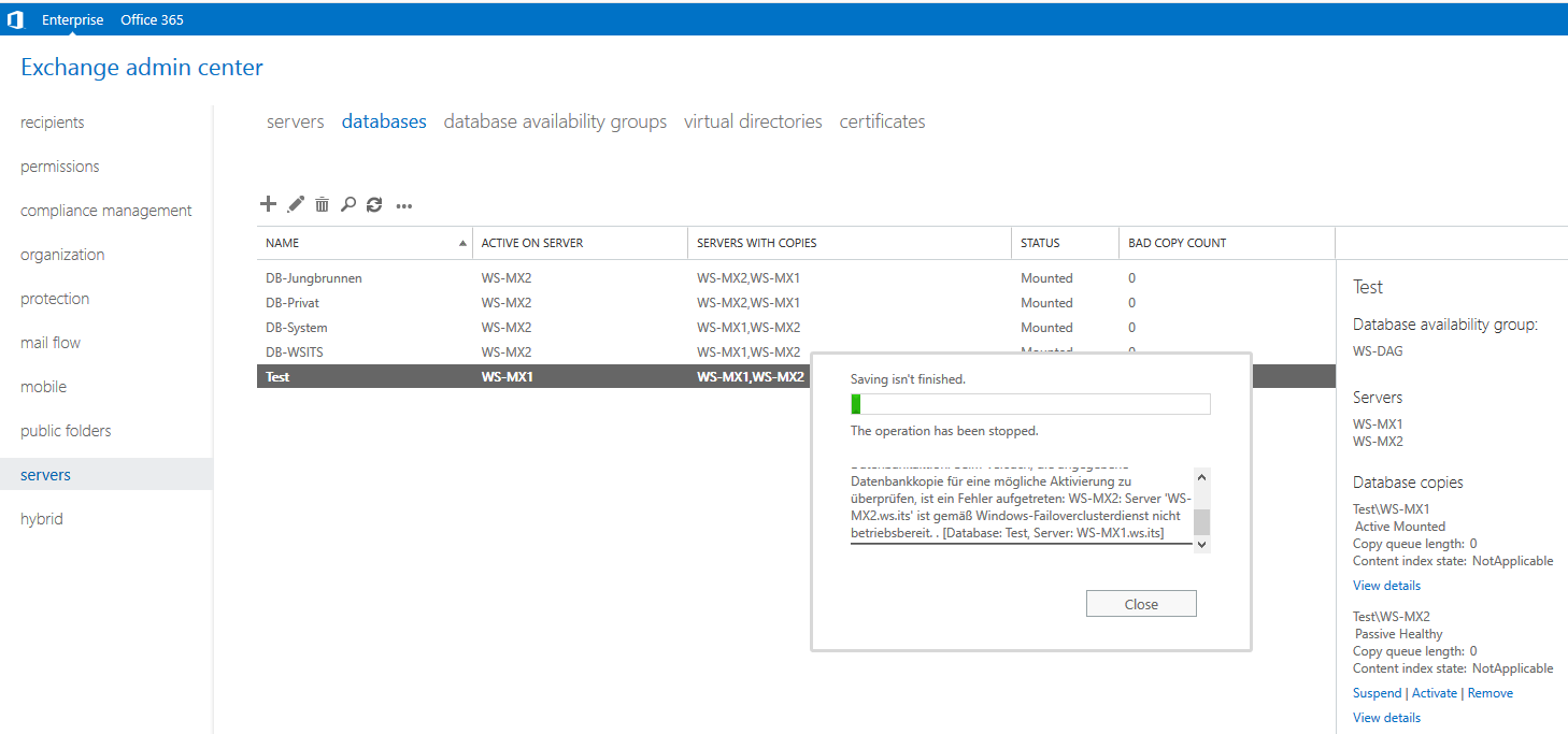 Serie „Migration auf Windows Server 2019“ – Migration eines Exchange Servers 2016 auf 2019 &#8211; Teil 2/2