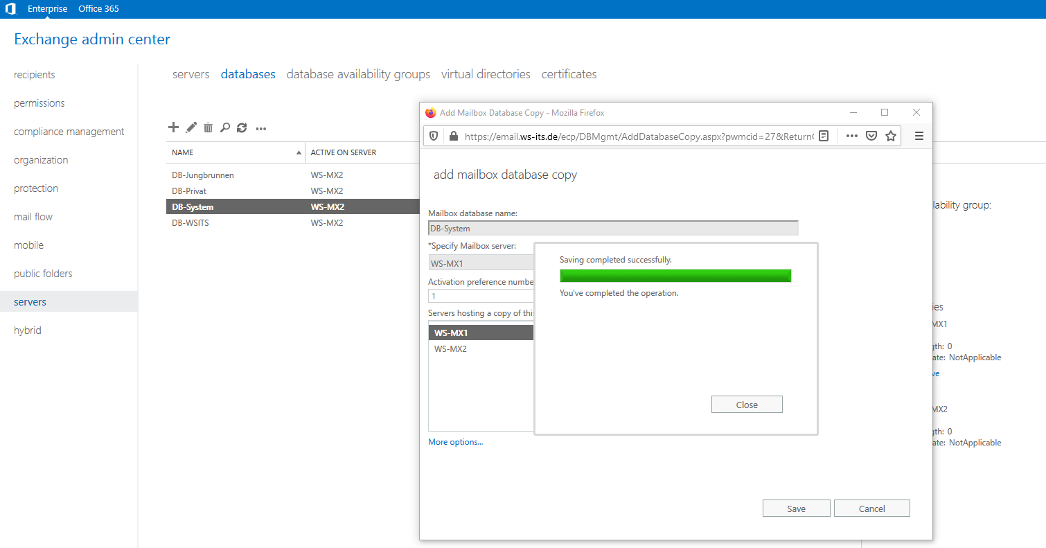 Serie „Migration auf Windows Server 2019“ – Migration eines Exchange Servers 2016 auf 2019 &#8211; Teil 2/2