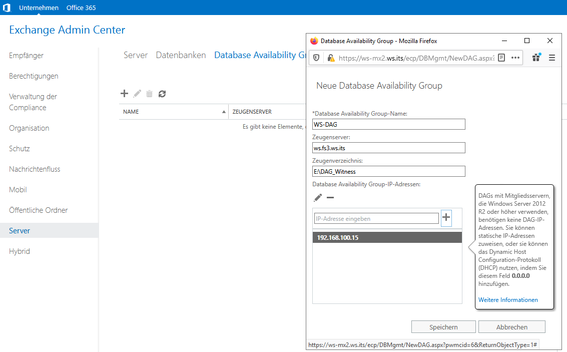 Serie „Migration auf Windows Server 2019“ – Migration eines Exchange Servers 2016 auf 2019 &#8211; Teil 2/2