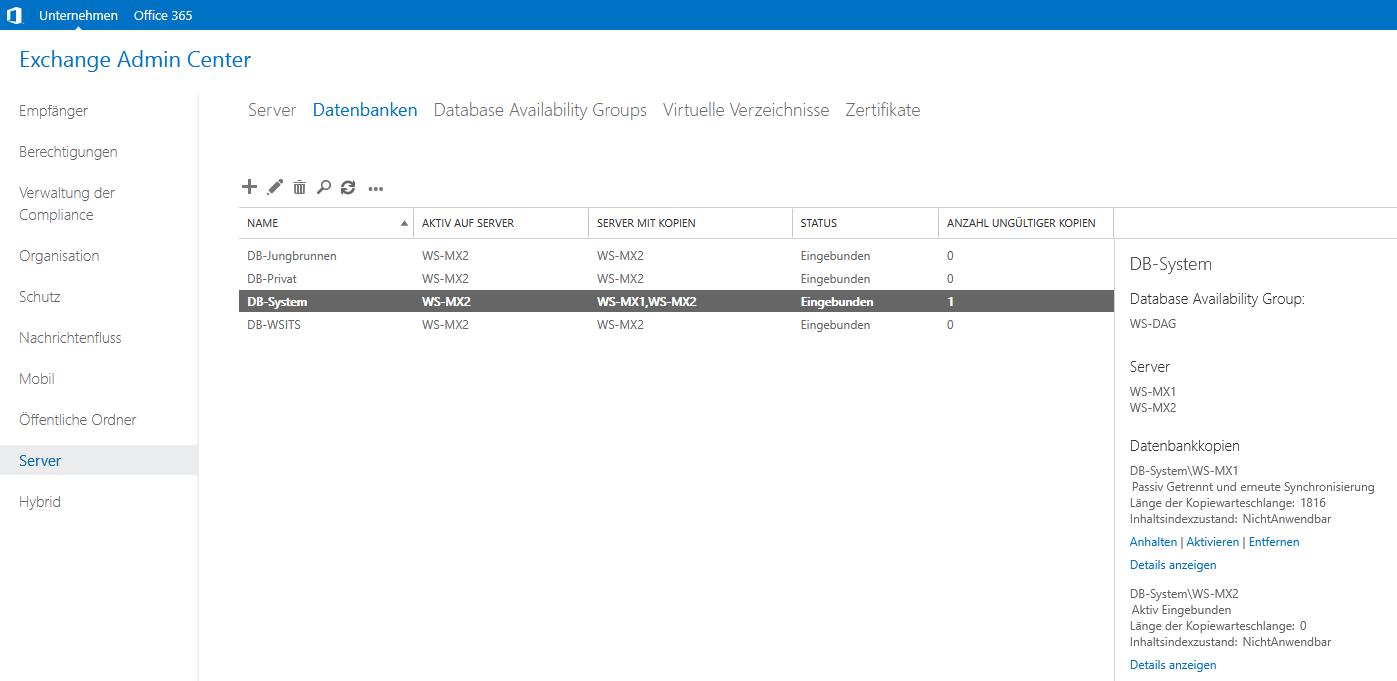 Serie „Migration auf Windows Server 2019“ – Migration eines Exchange Servers 2016 auf 2019 &#8211; Teil 2/2