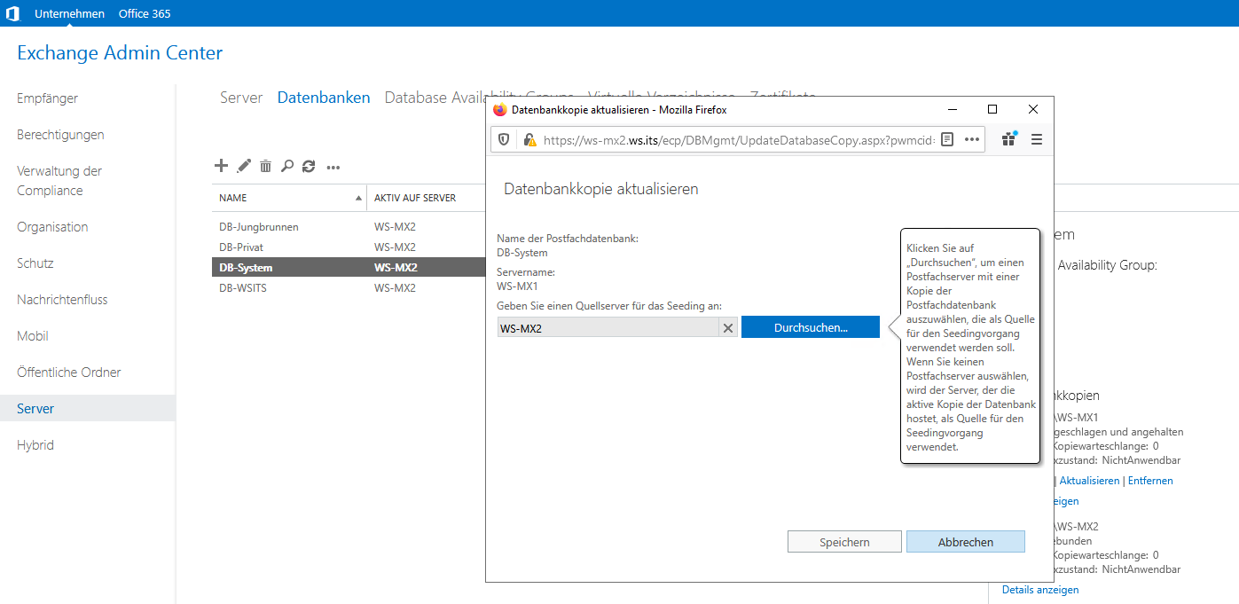 Serie „Migration auf Windows Server 2019“ – Migration eines Exchange Servers 2016 auf 2019 &#8211; Teil 2/2