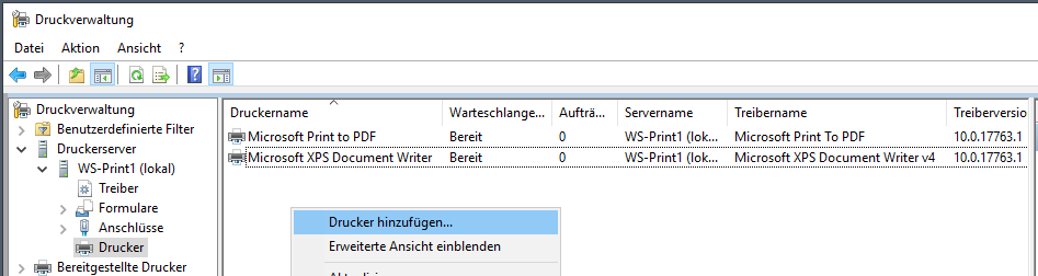 Serie „Migration auf Windows Server 2019“ – Aufbau eines Printservers mit Scan-2-SMB